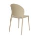 WHITE LABEL LIVING Sjoerd havestol, stabelbar - beige polypropylen