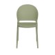 WHITE LABEL LIVING Sjoerd havestol, stabelbar - grn polypropylen