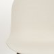 WHITE LABEL LIVING Wheat spisebordsstol - hvid polypropylen og metal