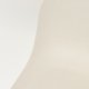 WHITE LABEL LIVING Wheat spisebordsstol - hvid polypropylen og metal
