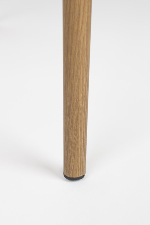 WHITE LABEL LIVING Che spisebordsstol - beige papir og natur jern