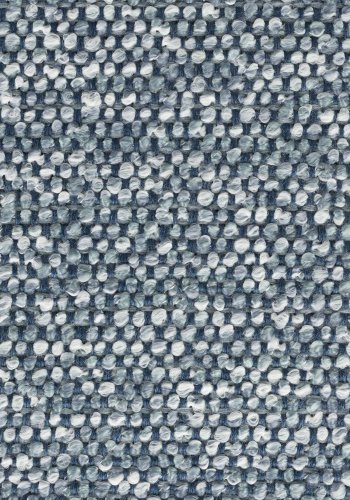 WHITE LABEL LIVING Balado spisebordsstol, m. drejefunktion - bl polyester og sort jern