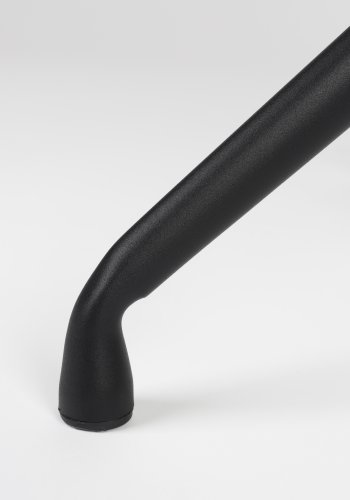 WHITE LABEL LIVING Balado spisebordsstol, m. drejefunktion - brun polyester og sort jern