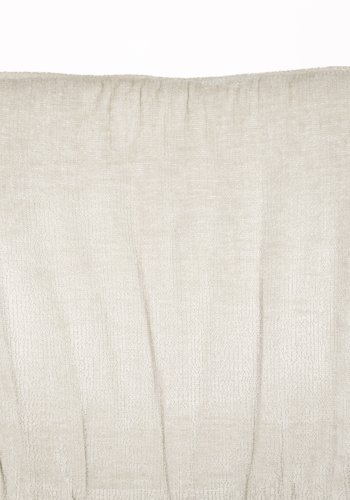 WHITE LABEL LIVING Kodak spisebordsstol, m. armln og drejefunktion - beige polyester og sort jern