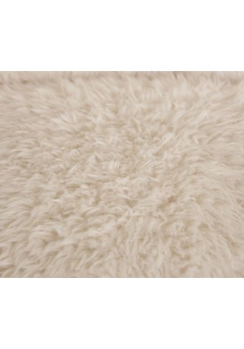 HOUSE NORDIC Setubal loungestol, m. armln - offwhite imiteret pels