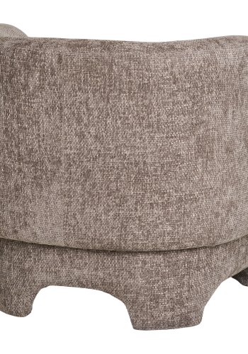 HOUSE NORDIC Nazare loungestol, m. armln - beige polyester stof