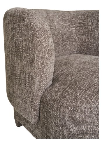 HOUSE NORDIC Nazare loungestol, m. armln - beige polyester stof