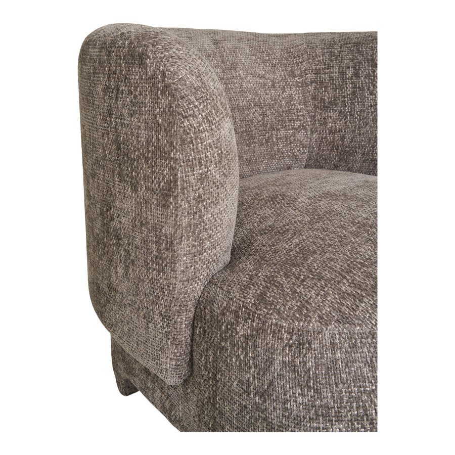 HOUSE NORDIC Nazare loungestol, m. armln - beige polyester stof