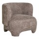HOUSE NORDIC Nazare loungestol, m. armln - beige polyester stof