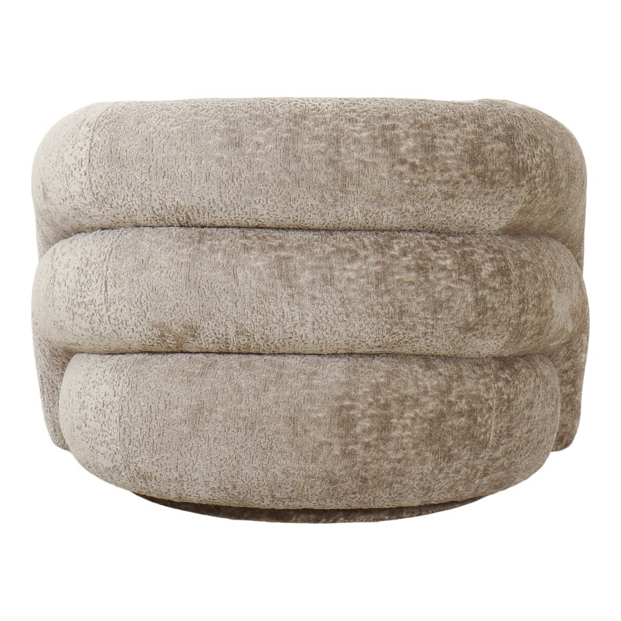 HOUSE NORDIC Valleta drejestol, m. armln - natur polyester