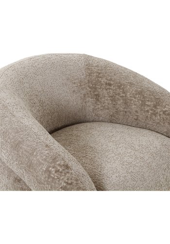 HOUSE NORDIC Valleta drejestol, m. armln - natur polyester