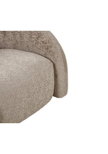 HOUSE NORDIC Valleta drejestol, m. armln - natur polyester