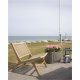 HOUSE NORDIC Derby loungestol - natur polyrattan og teaktr