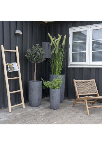 HOUSE NORDIC Derby loungestol - natur polyrattan og teaktr