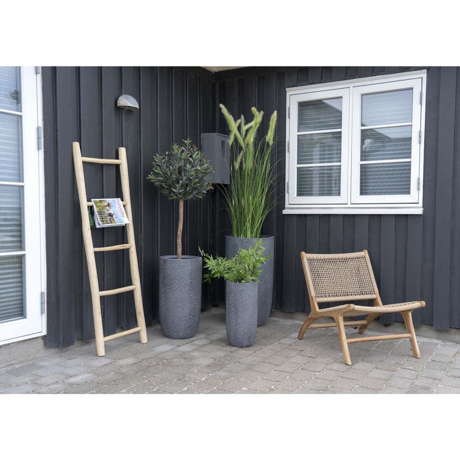 HOUSE NORDIC Derby loungestol - natur polyrattan og teaktr