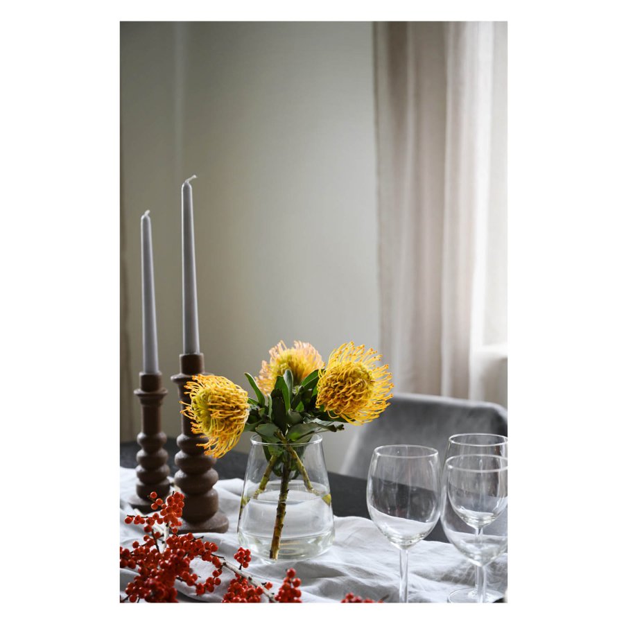 ROWICO Sierra spisebordsstol - gr polyester og sort metal 