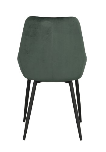 ROWICO Sierra spisebordsstol - grn polyester og sort metal