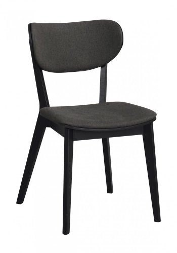 ROWICO Kato spisebordsstol - sort eg og grt stof
