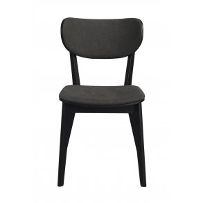 ROWICO Kato spisebordsstol - sort eg og grt stof