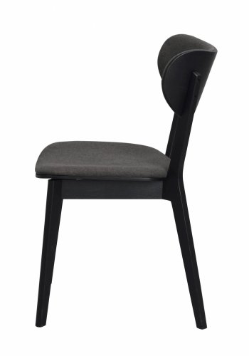 ROWICO Kato spisebordsstol - sort eg og grt stof