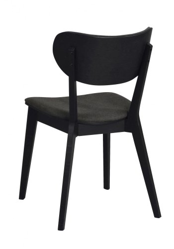 ROWICO Kato spisebordsstol - sort eg og grt stof