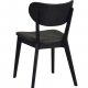 ROWICO Kato spisebordsstol - sort eg og grt stof