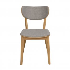 ROWICO Kato spisebordsstol - lysegr stof og natur egetr 