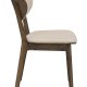 ROWICO Kato spisebordsstol - beige stof og brun eg