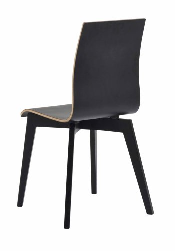 ROWICO Gracy spisebordsstol - sort laminat/sortlakeret eg