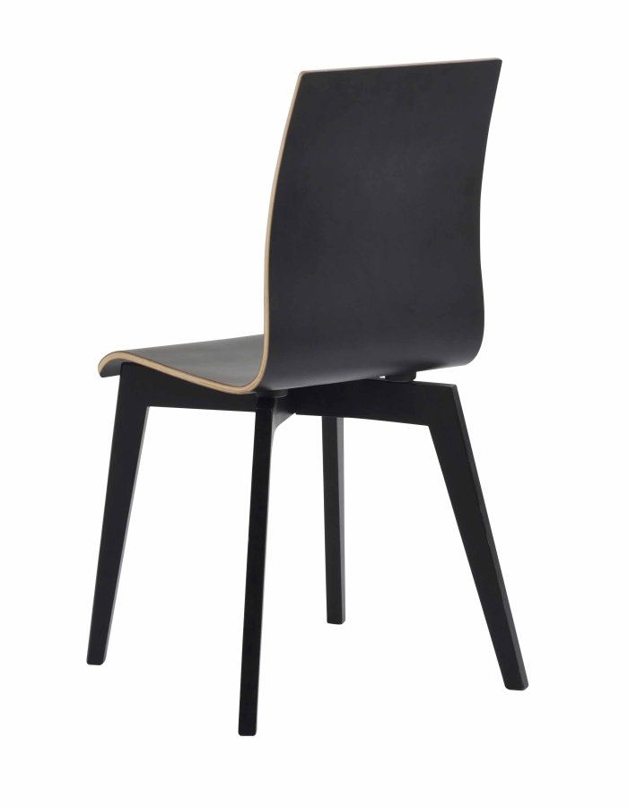 ROWICO Gracy spisebordsstol - sort laminat/sortlakeret eg