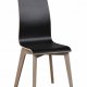 ROWICO Gracy spisebordsstol - sort laminat/hvidpigmenteret eg