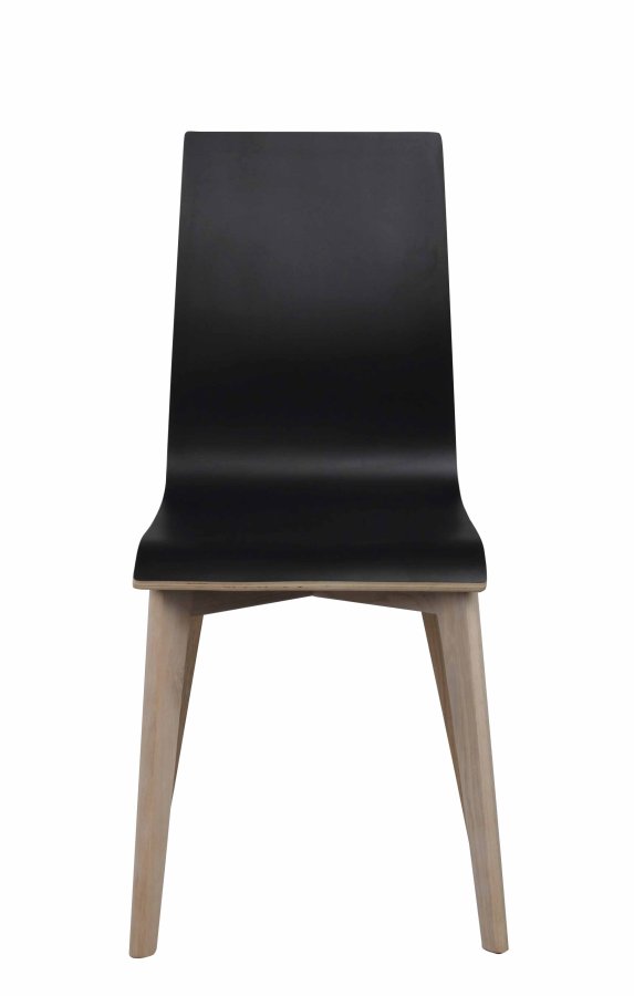 ROWICO Gracy spisebordsstol - sort laminat/hvidpigmenteret eg