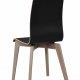 ROWICO Gracy spisebordsstol - sort laminat/hvidpigmenteret eg