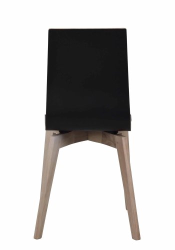 ROWICO Gracy spisebordsstol - sort laminat/hvidpigmenteret eg