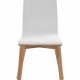 ROWICO Gracy spisebordsstol - hvid laminat/egetr 