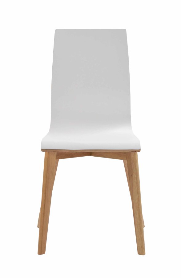 ROWICO Gracy spisebordsstol - hvid laminat/egetr 