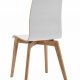 ROWICO Gracy spisebordsstol - hvid laminat/egetr 