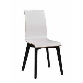 ROWICO Gracy spisebordsstol - hvid laminat/sort eg 