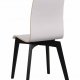 ROWICO Gracy spisebordsstol - hvid laminat/sort eg 