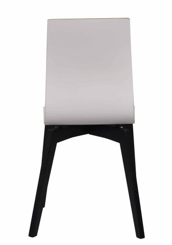 ROWICO Gracy spisebordsstol - hvid laminat/sort eg 