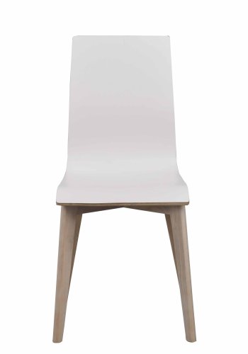 ROWICO Gracy spisebordsstol - hvid laminat/hvidpigmenteret eg
