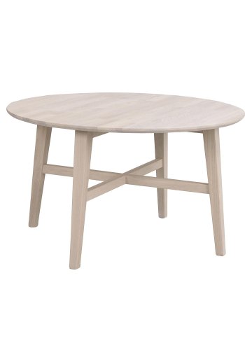 ROWICO rundt Filippa sofabord - hvidpigmenteret egetr (90)