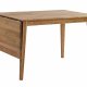 ROWICO Filippa spisebord - olieret eg m. klap (80x120+45)  