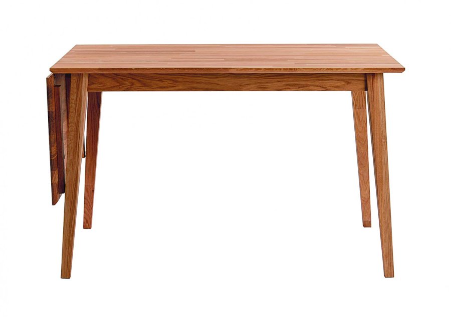 ROWICO Filippa spisebord - olieret eg m. klap (80x120+45)  