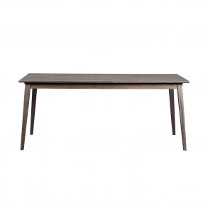 ROWICO rektangulr Filippa spisebord m. udtrk - mrkebrun eg (180x90)