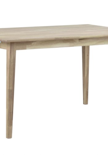 ROWICO Filippa spisebord - hvidpigmenteret eg m. udtrk (140x90)
