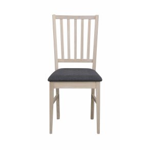 ROWICO Filippa spisebordsstol - hvidpigmenteret eg/gr stofhynde