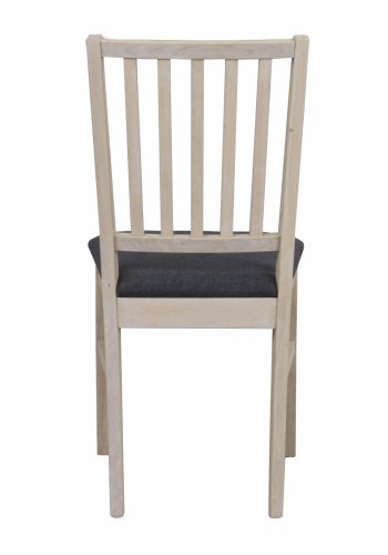 ROWICO Filippa spisebordsstol - hvidpigmenteret eg/gr stofhynde