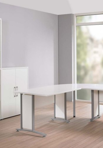 TVILUM Prima sknk - hvid tr m. 2 lger