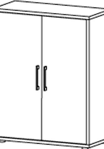 TVILUM Prima sknk - egestruktur tr m. 2 lger